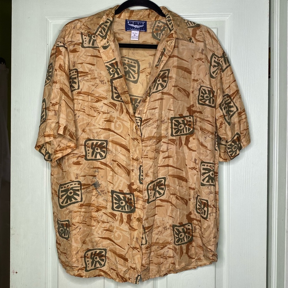 Vintage Short Sleeve Button Down